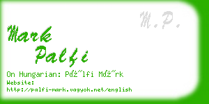 mark palfi business card